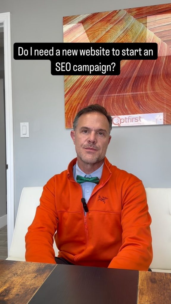 Do you need a new website to start an SEO campaign? Probably