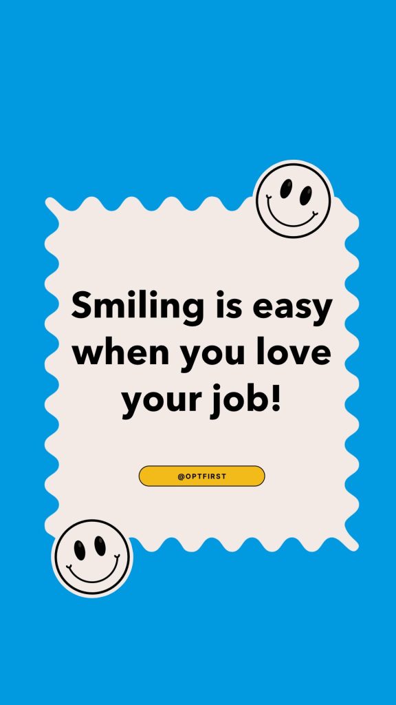 Can help but smile 😃 when our clients are happy. #optfirst