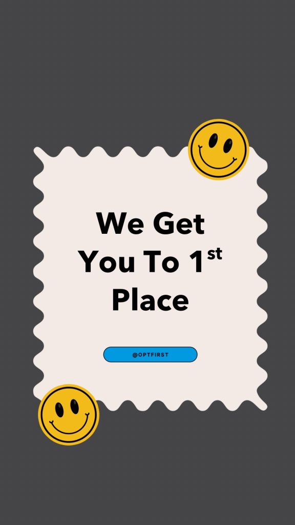 DM us “first place” to get an exclusive offer on SEO today! Say