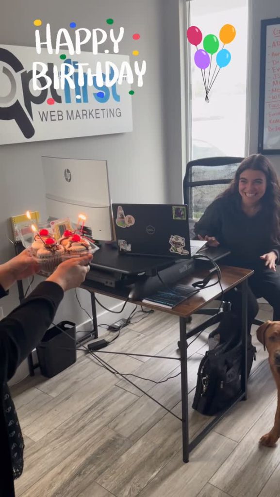 There’s a birthday here at OptFirst today! 🎂 We took a moment to